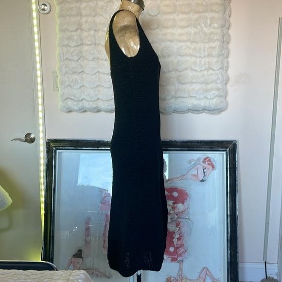 Vince long black knitted dress NWT Perfect condition no damaged just stored away - Picture 6 of 9
